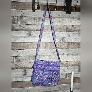 Vera Bradley Crossbody Bag Purple Floral